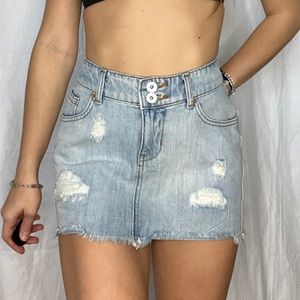 Mossimo Supply Low Rise Denim Skirt
